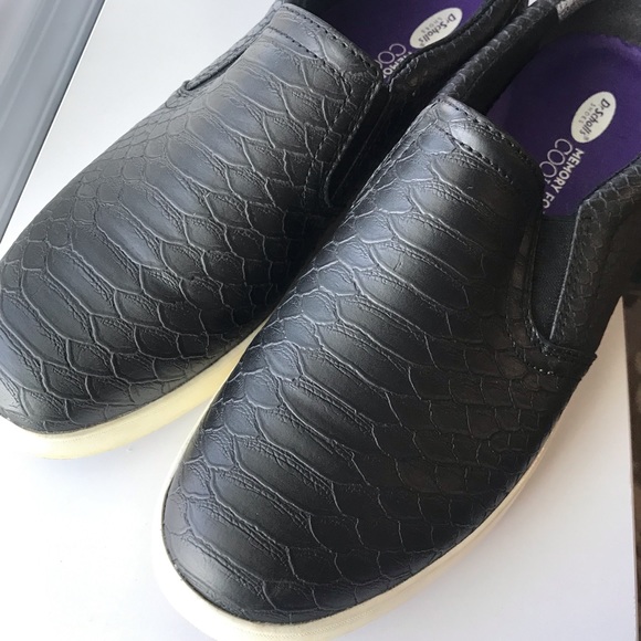 Dr. Scholl’s Madison Black Python Cool Fit memory foam slip ons - Picture 4 of 12